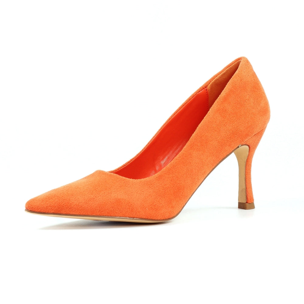Amy Orange Court Shoe