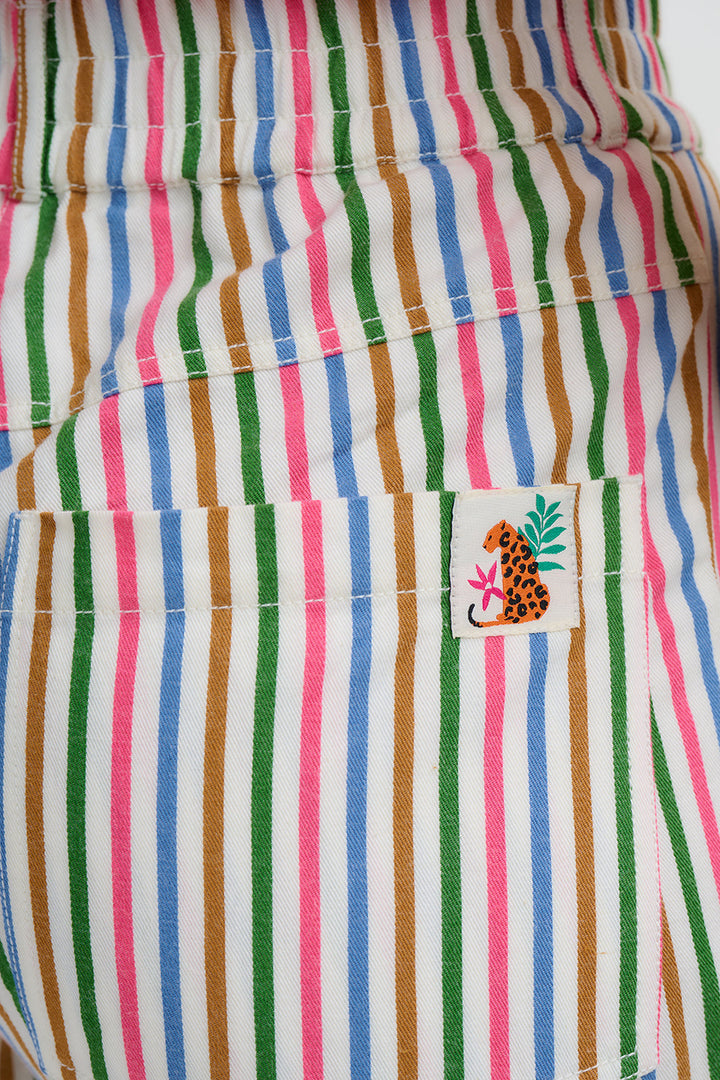 Sugarhill Brighton Charlene cropped rainbow trouser