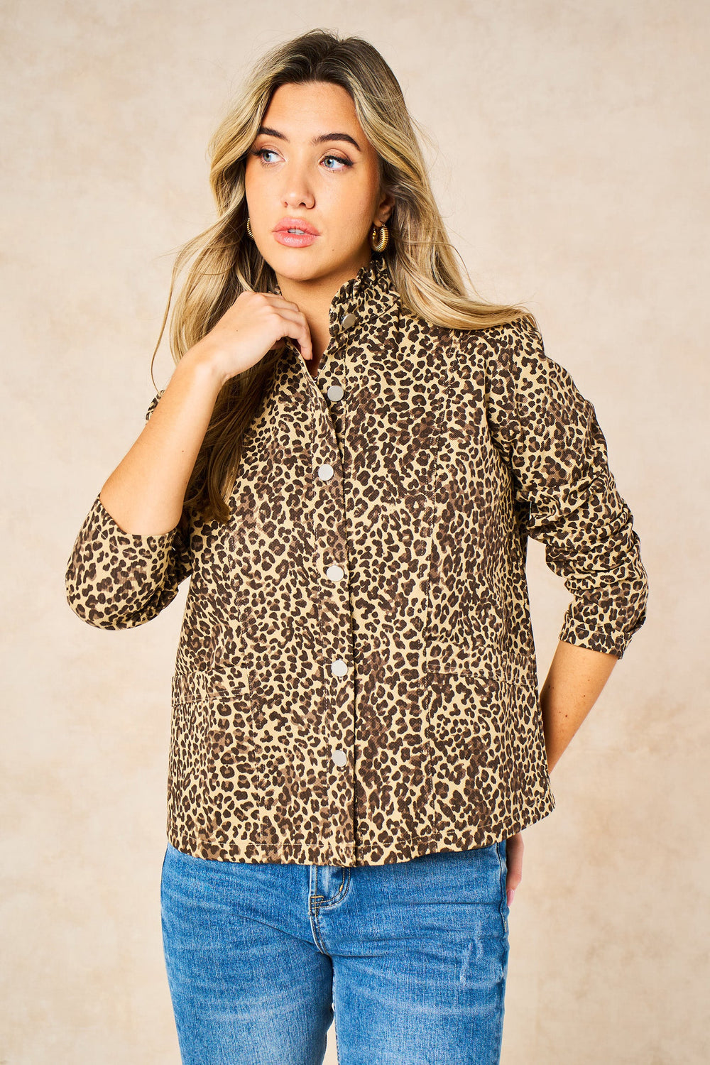 Animal print summer jacket