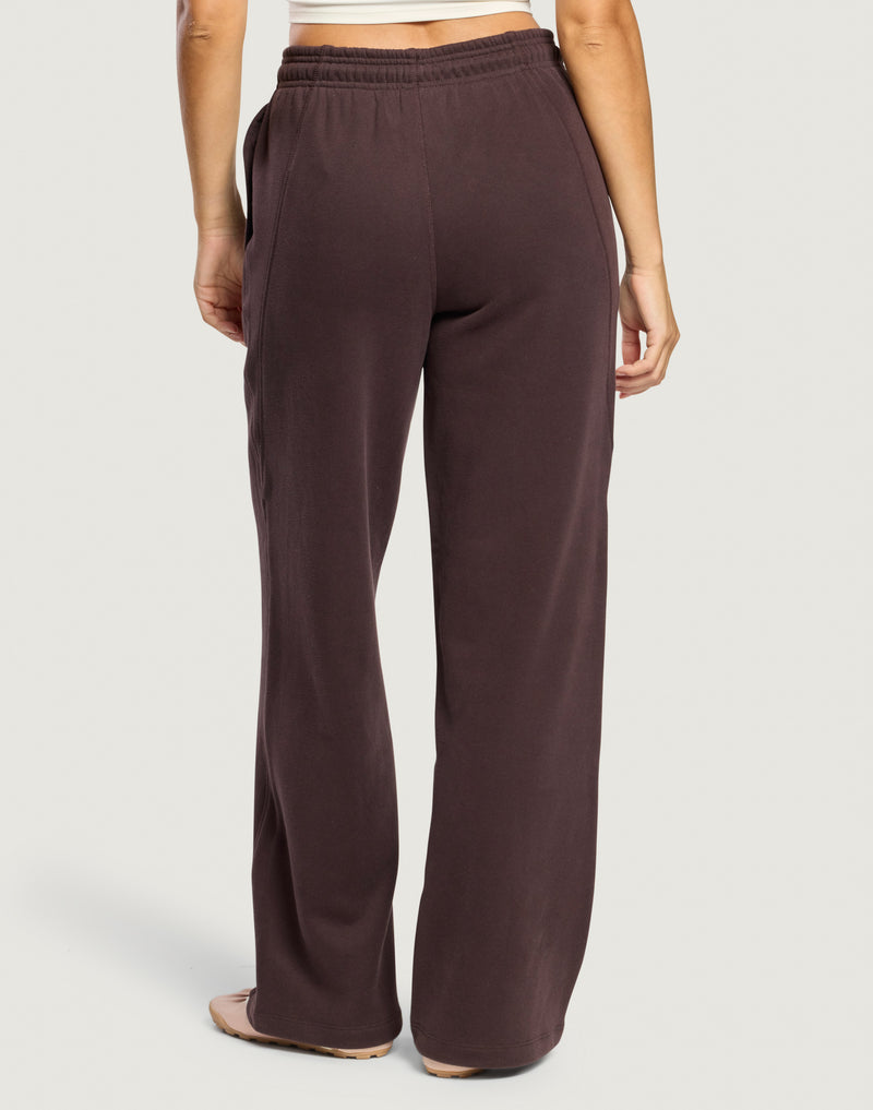 Wide Leg Joggers in Mocha Bean
£60.00