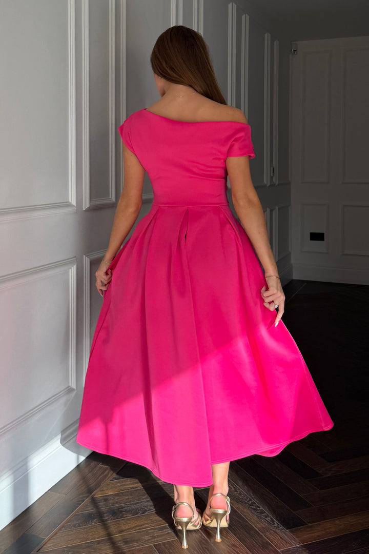 Betty Dress in Hot Pink