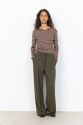Soya concept Dark Green Lounge wear Trousers