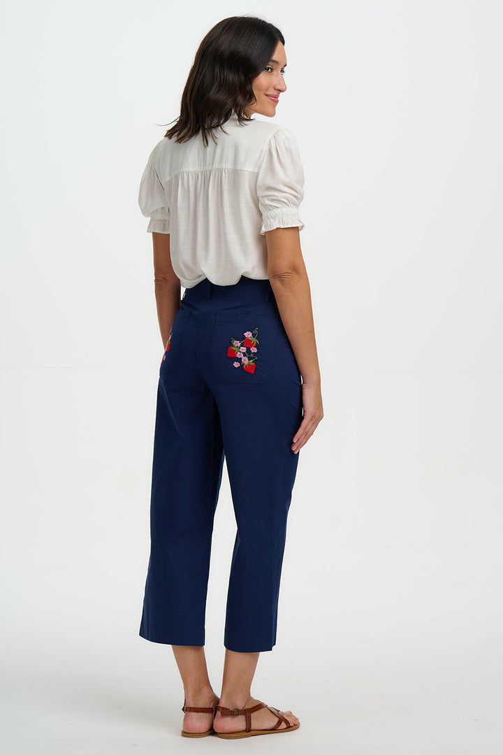 Sugarhill Brighton "Angelique Shirred Top"