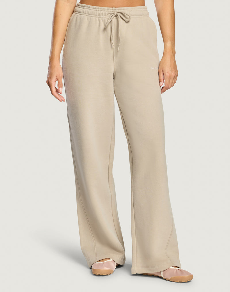Wide Leg Joggers in Rich Taupe
£60.00