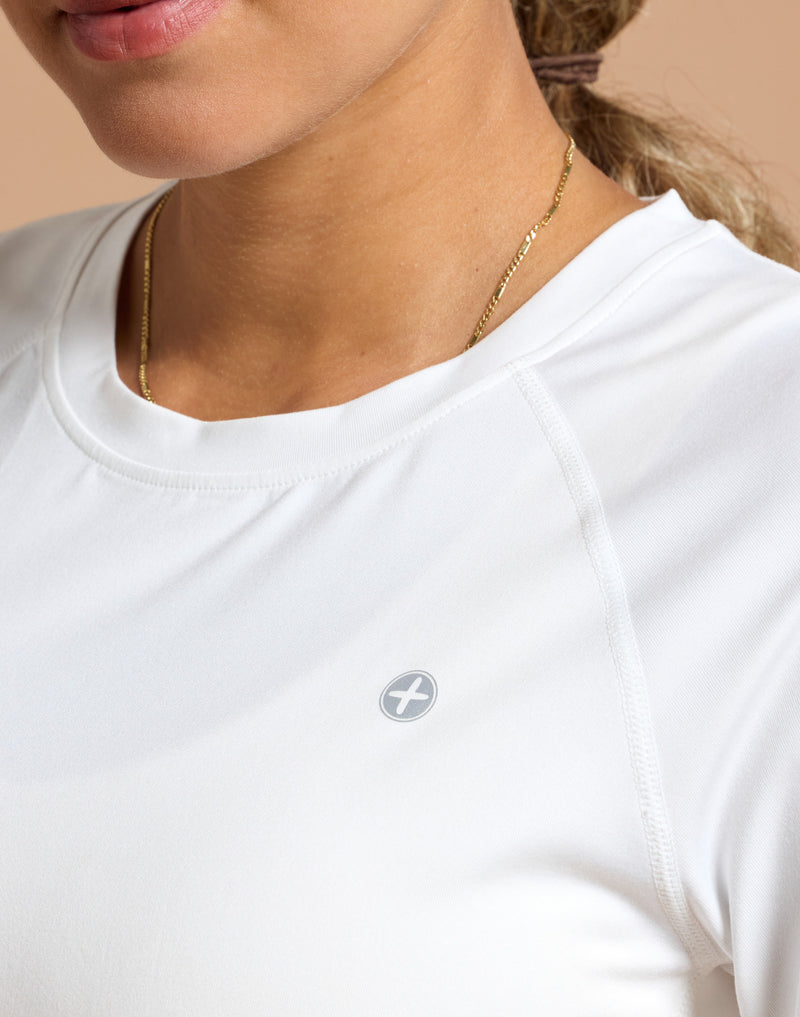 Relentless Tee in white