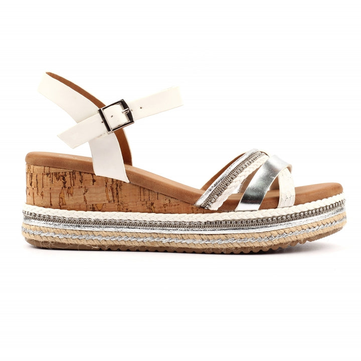 Donna silver sandal
