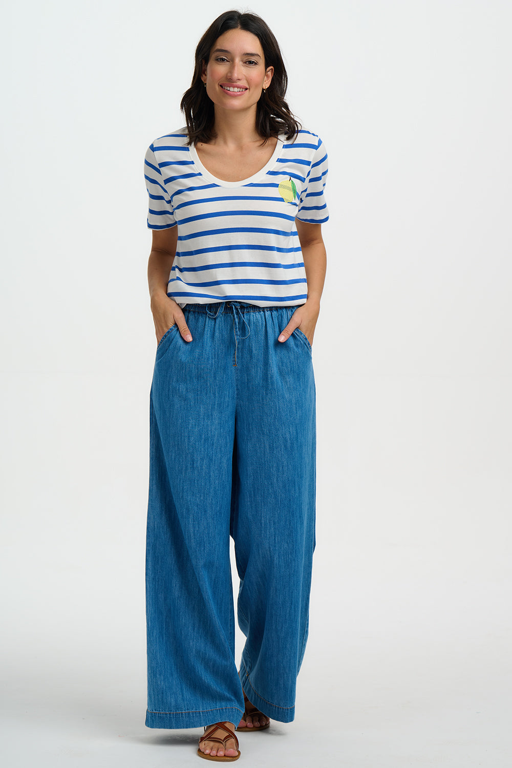 sugarhill Brighton Sylvie scoop neck t - shirt
