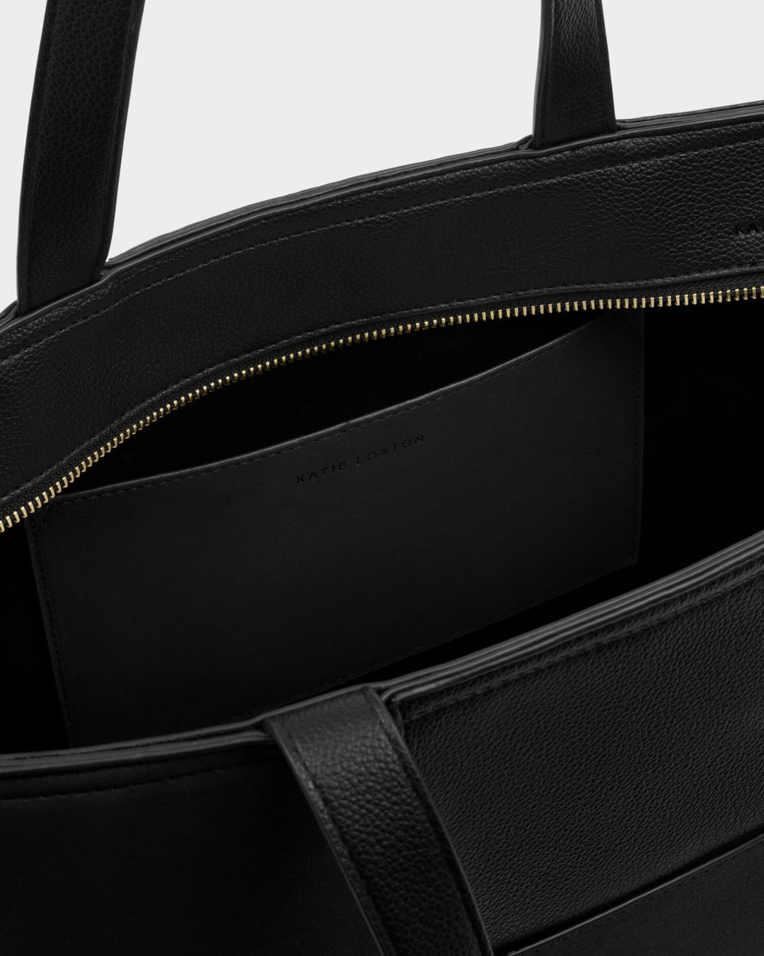 Taya handwoven bag in black