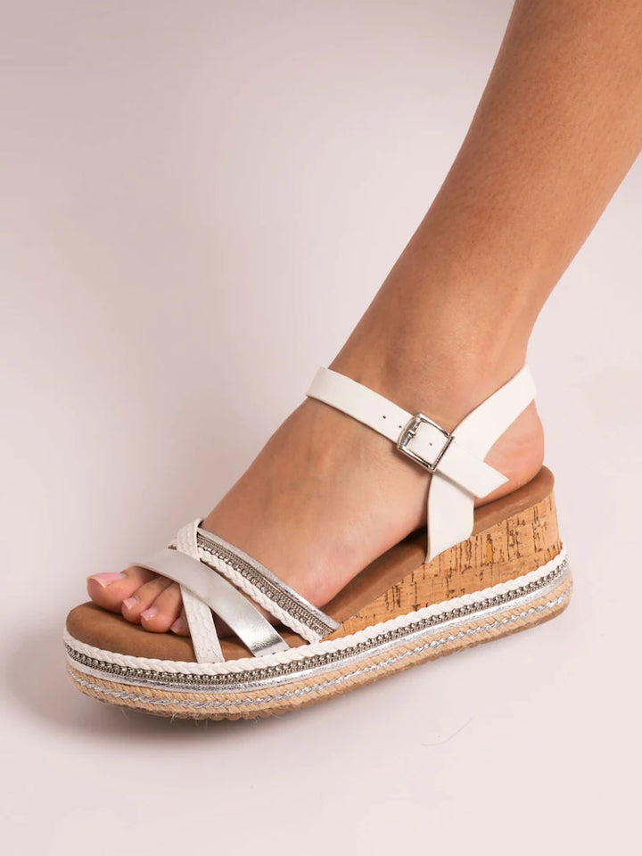 Donna silver sandal