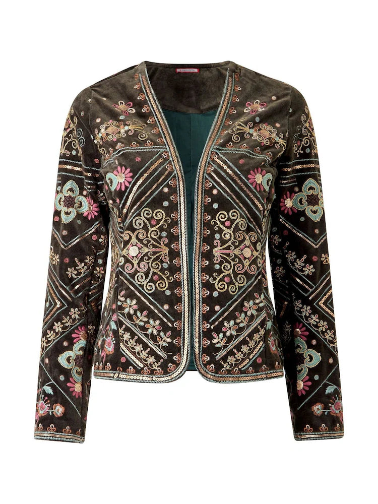 Joe Brown Bella Boutique Embroidered Edge To Edge Jacket
