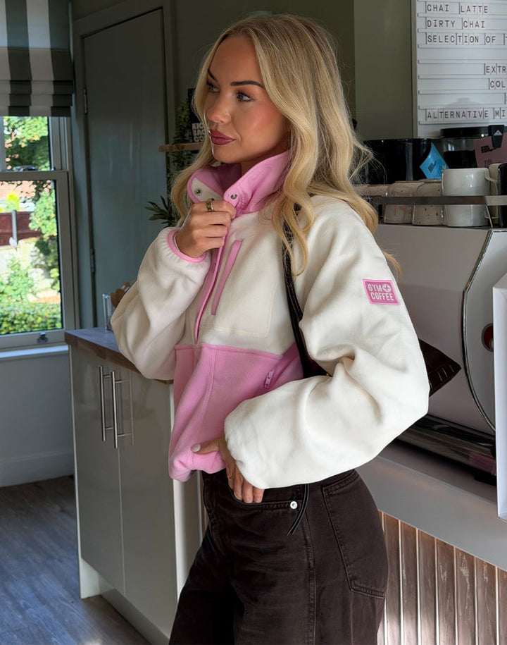 Snap Polar Fleece in Pink Blossom
£65.00