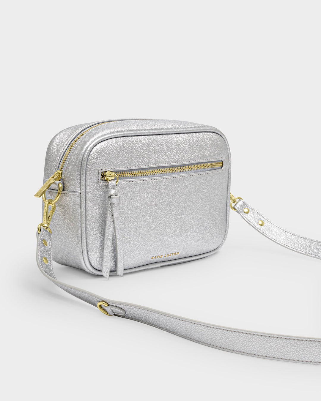 Hallie crossbody bag in silver