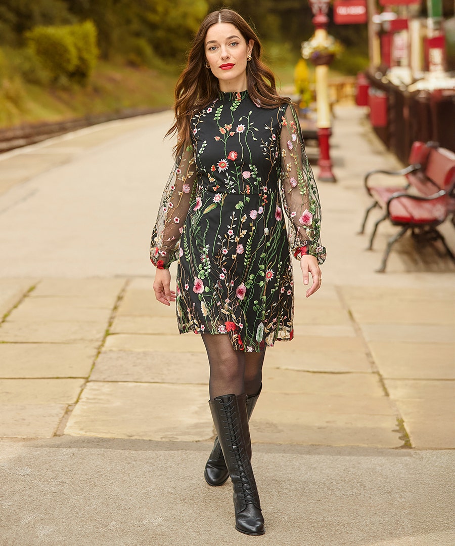 Ophelia embroidered dress