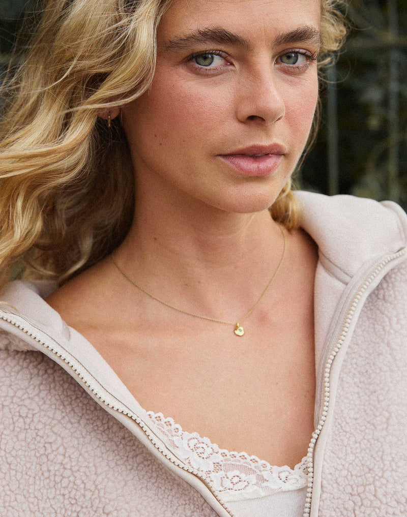Industry Fleece Hooded Full Zip Natural