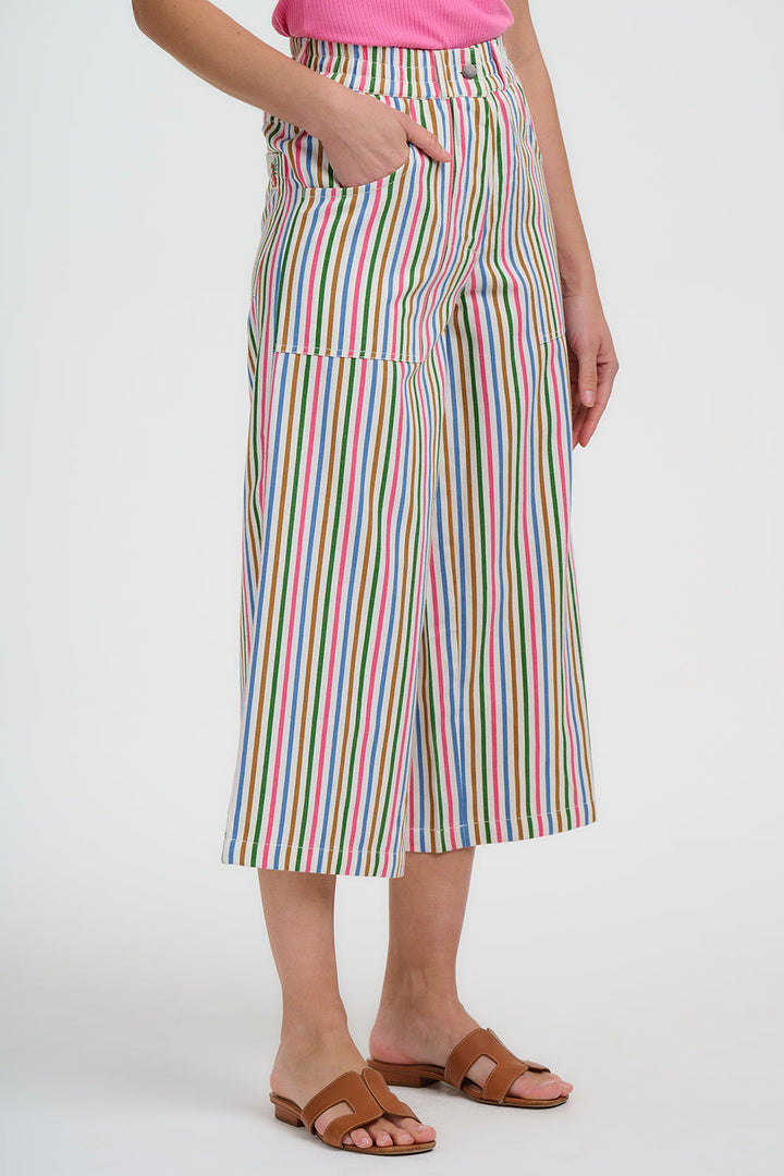 Sugarhill Brighton Charlene cropped rainbow trouser