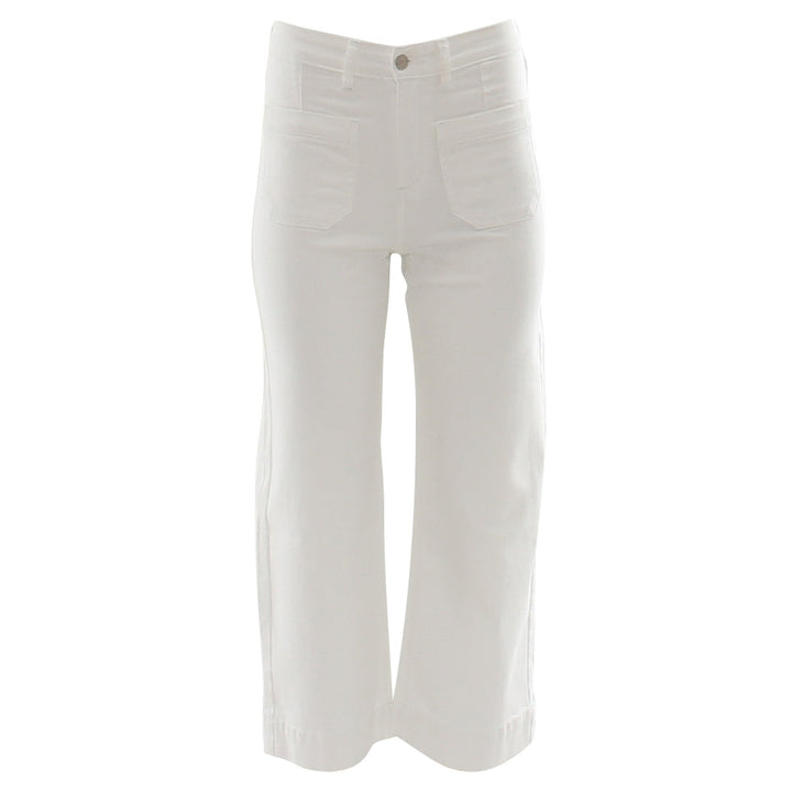 Enid Copped white Jean