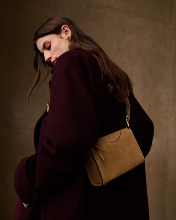 Alba Crossbody bag in Caramel