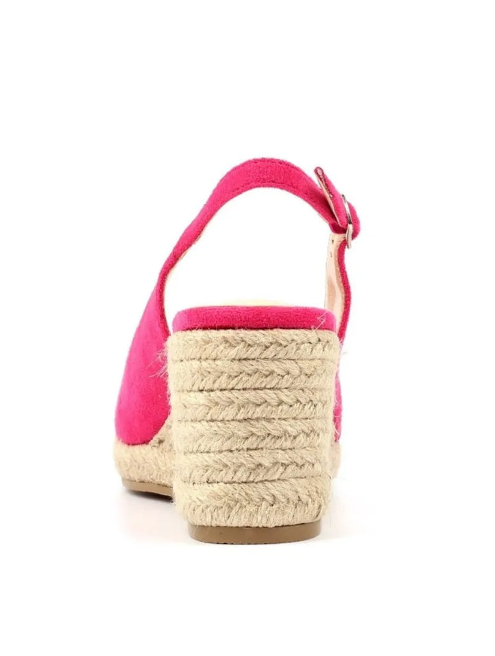Pia Wedge Espadrille in Fuchsia from Lunar