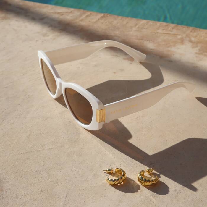 White Rimini Katie loxton sunglasses