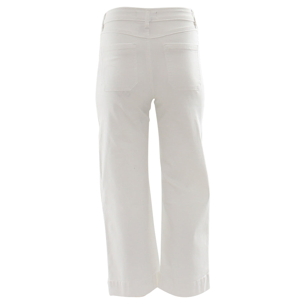 Enid Copped white Jean