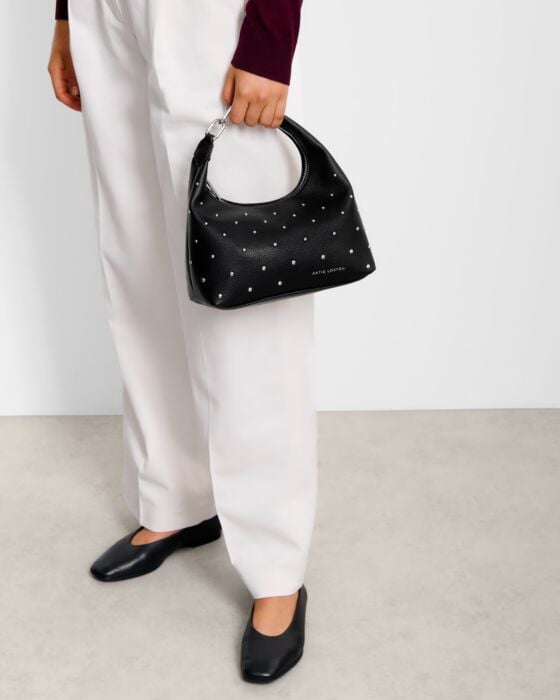 Black studded Multi way bag