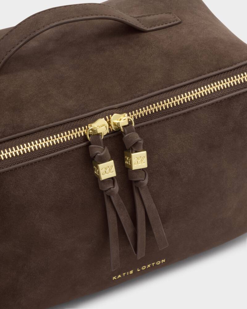 WATER-RESISTANT
Soho Large Suedette Makeup & Wash Bag