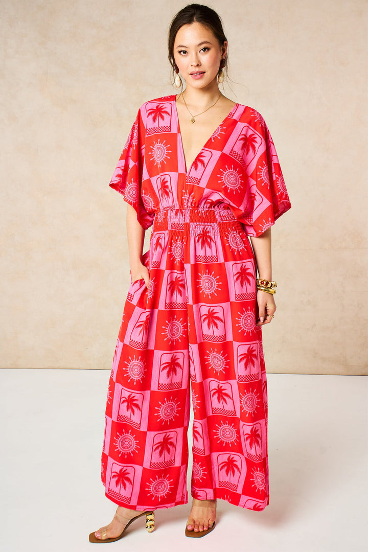 Palm Tree Holiday  jumpsuit