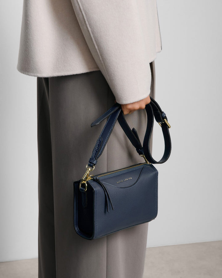 Alba crossbody bag in Navy