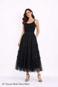 Black Tulle one size skirt 8-18