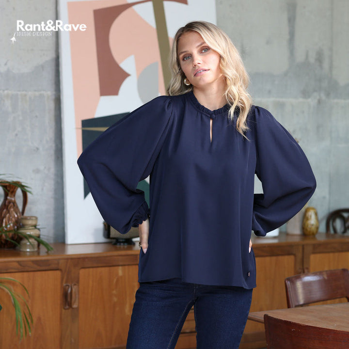 Rant &amp; Rave Fee Top Navy