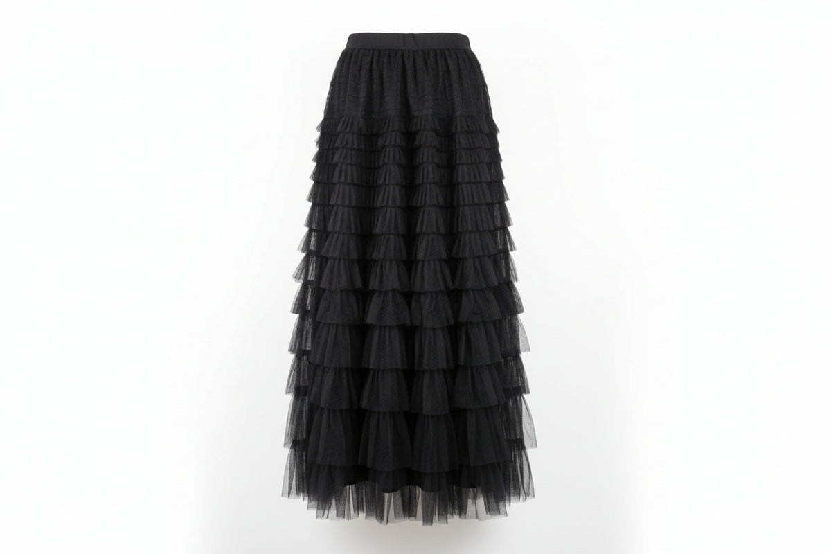 Black Tulle one size skirt 8-18