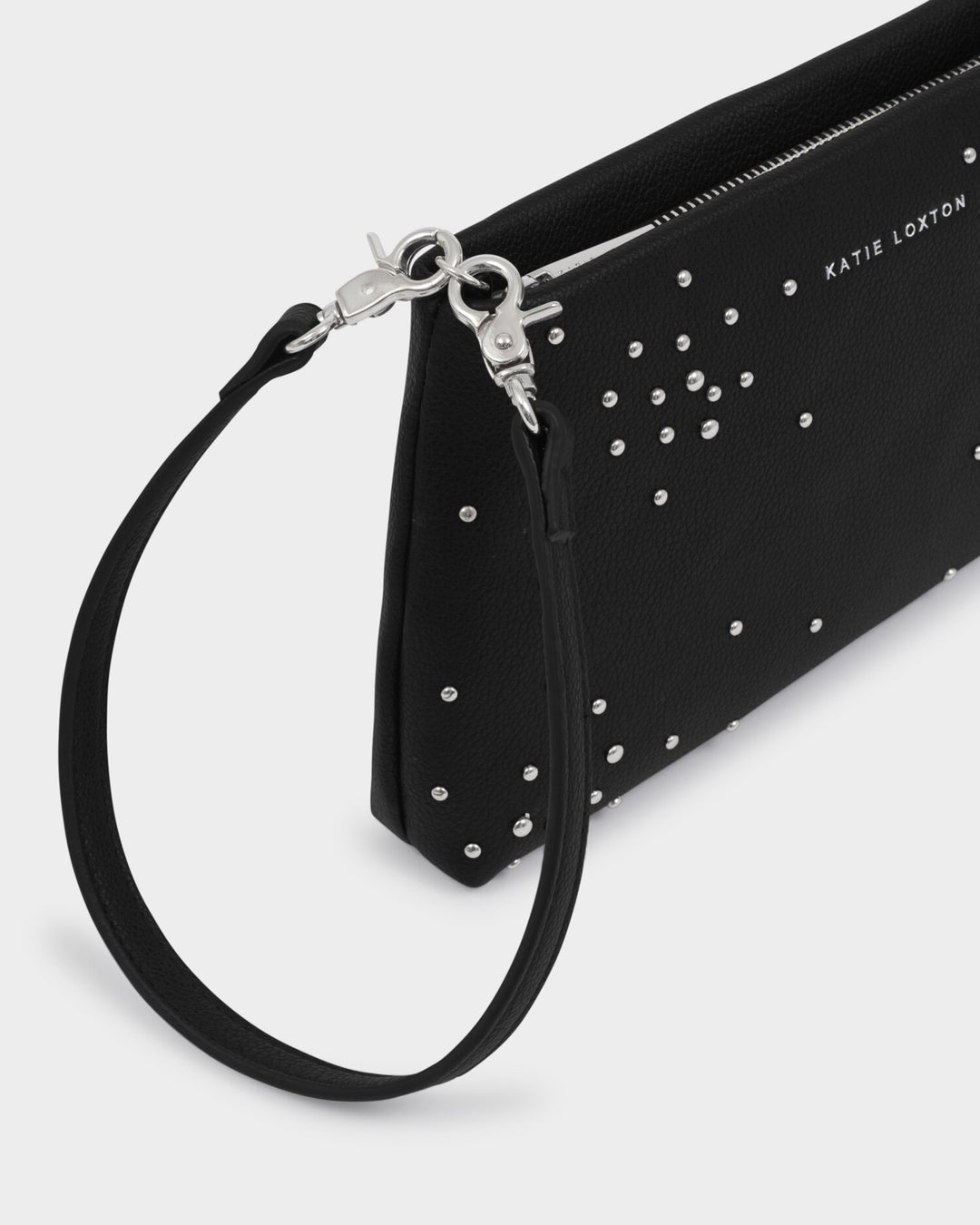 Nova studded wristlet pouch