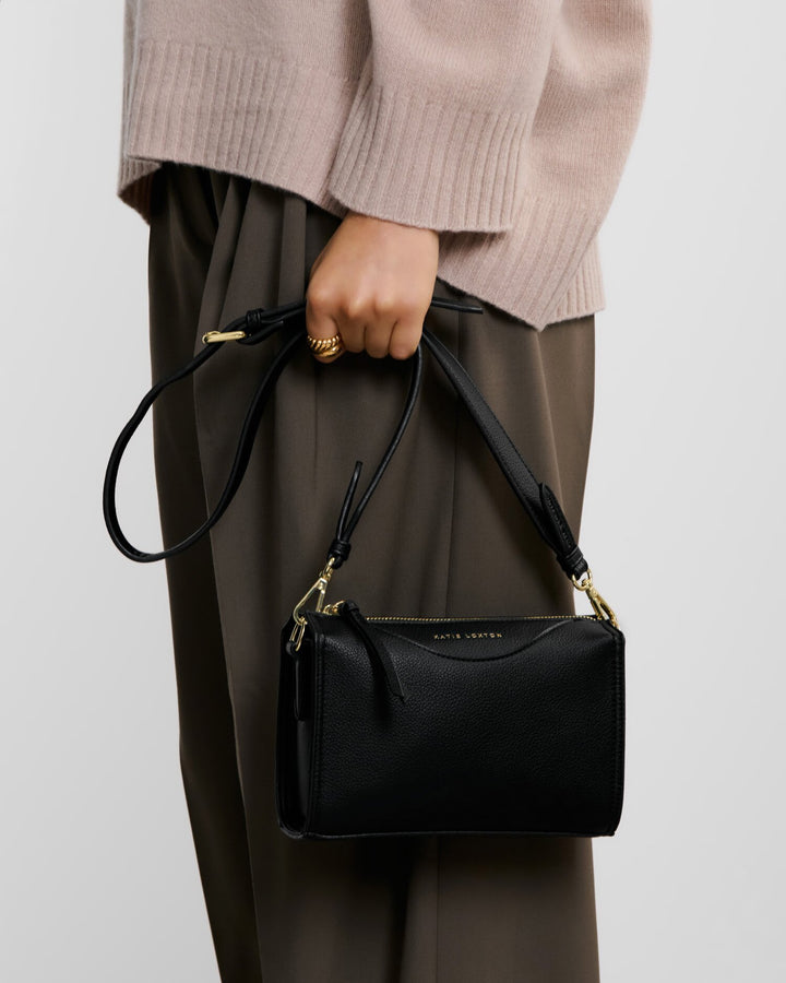 Alba crossbody bag in Black