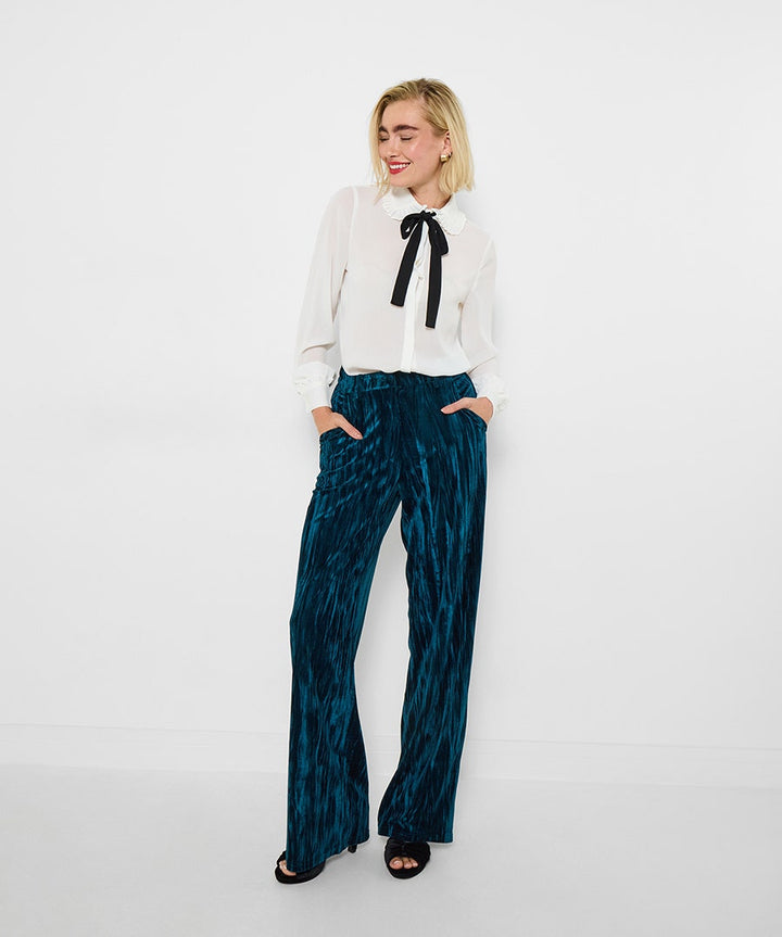 Loretta crushed velvet Trousers (SALE)