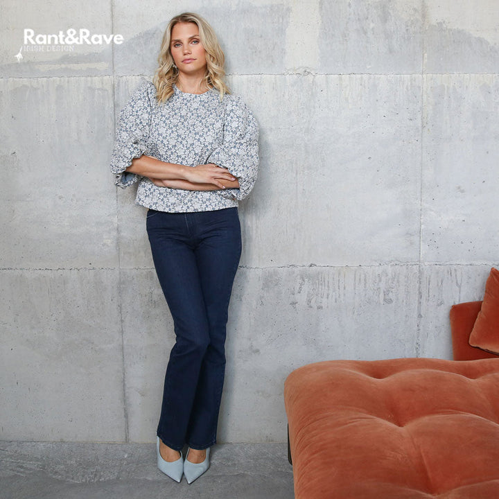 Rant &amp; Rave Wendy Bootcut Tummy Tuck Jean Mid Indigo