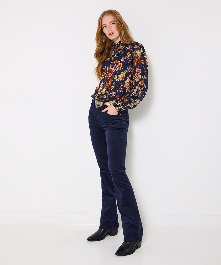 Isobella Mirror Trim blouse