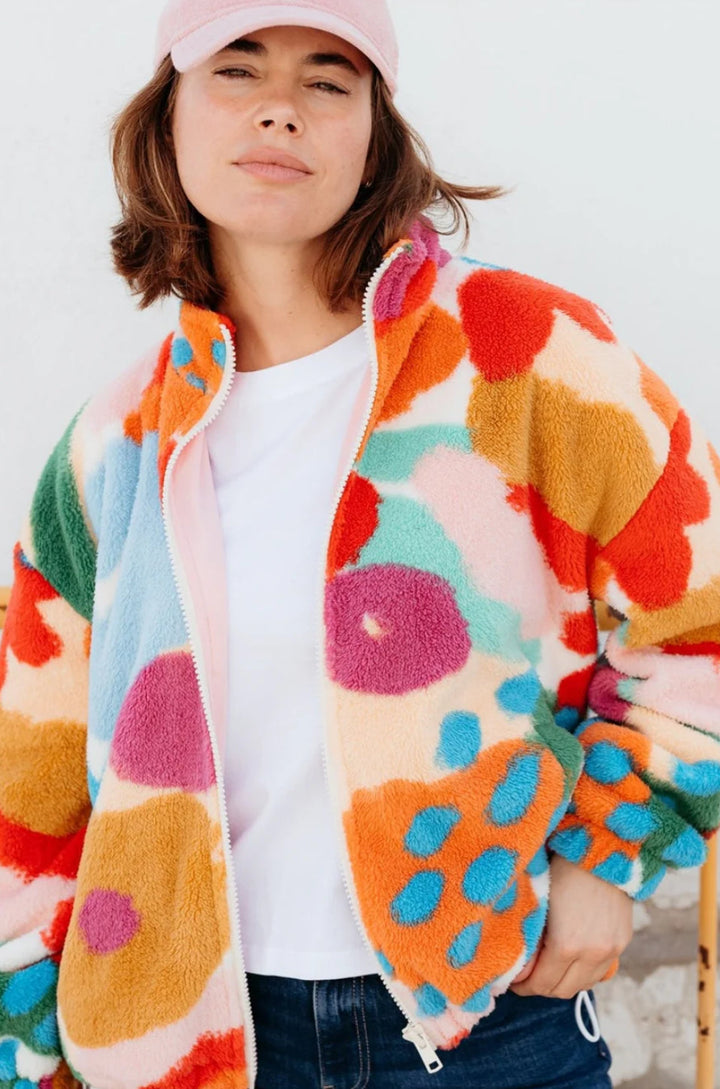 Abstract cosy Fleece
